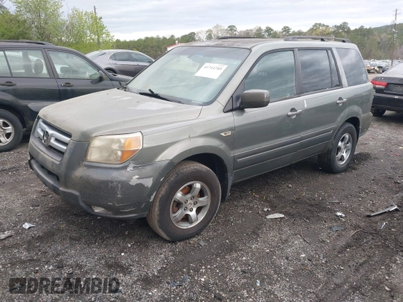 2008 Honda Pilot EX-L with VIN 5FNYF18558B010267, listed as a IAAI auction lot 41714789 with 264,576 mi miles. Bid and sale history available at carsss.com. Image 2.