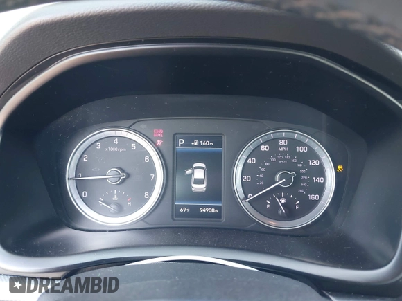 2018 Hyundai Sonata SEL with VIN 5NPE34AF2JH676770, listed as a IAAI auction lot 41939258 with 94,908 mi miles and . Bid and sale history available at carsss.com. Image 7.
