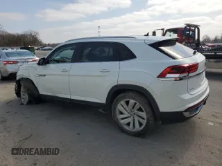 2021 Volkswagen Atlas SE with VIN 1V2JE2CA4MC229791, listed as a Copart auction lot 48929455 with 76,407 mi miles and Salvage title. Bid and sale history available at DreamBid. Image 2.