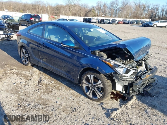2014 Hyundai Elantra z VIN KMHDH6AH0EU027924, wystawiony jako IAAI lot #41646158 z przebiegiem 39 213 mil mil oraz . Historia ofert i sprzedaży dostępna na DreamBid. Obrazek 1.