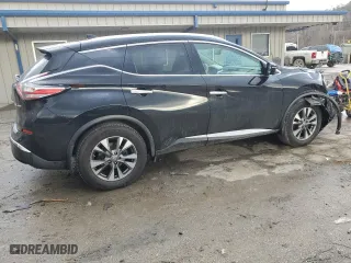 2017 Nissan Murano SL with VIN 5N1AZ2MH4HN101994, listed as a Copart auction lot 46793185 with 107,360 mi miles and Salvage Title. Bid and sale history available at carsss.com. Image 3.