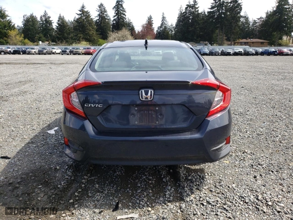 2016 Honda Civic Sedan EX-T with VIN 19XFC1F36GE217210, listed as a Copart auction lot 52527215 with 38,340 mi miles and Salvage Title. Bid and sale history available at carsss.com. Image 6.
