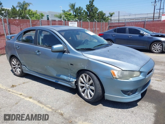 2008 Mitsubishi Lancer GTS z VIN JA3AU86U38U021896, wystawiony jako IAAI lot #42294311 z przebiegiem 188 937 mil mil oraz . Historia ofert i sprzedaży dostępna na DreamBid. Obrazek 1.