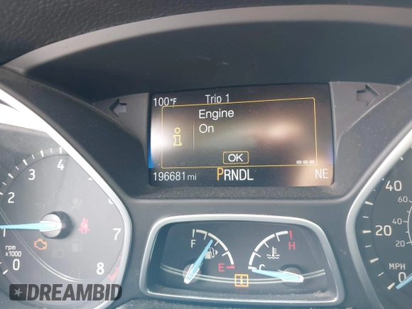 2017 Ford Focus SE with VIN 1FADP3K24HL318684, listed as a IAAI auction lot 42161586 with 196,681 mi miles and . Bid and sale history available at carsss.com. Image 7.