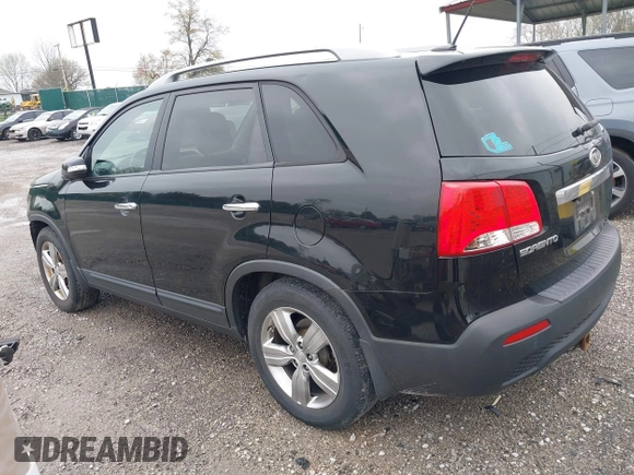 2012 Kia Sorento EX with VIN 5XYKU4A22CG251847, listed as a IAAI auction lot 42014433 with 166,186 mi miles. Bid and sale history available at carsss.com. Image 3.