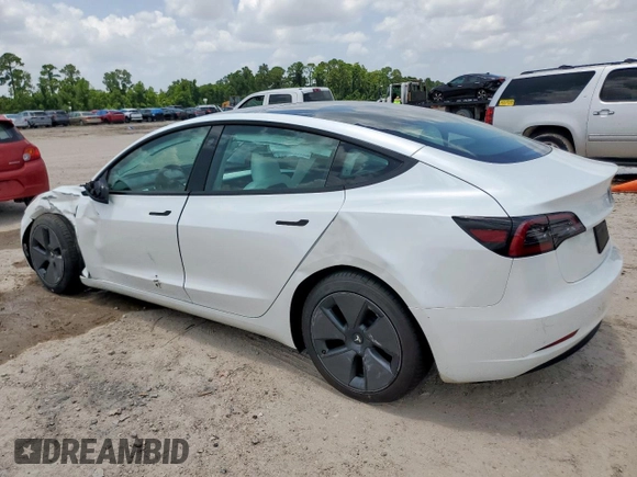 2023 Tesla Model 3 z VIN 5YJ3E1EAXPF600008, wystawiony jako Copart lot #61063675 z przebiegiem 58 733 mil mil oraz Szkoda całkowita • Salvage title. Historia ofert i sprzedaży dostępna na DreamBid. Obrazek 2.