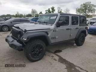 2020 Jeep Wrangler Unlimited Sport z VIN 1C4HJXDG1LW206543, wystawiony jako Copart lot #55635105 z przebiegiem 68 808 mil mil oraz Szkoda całkowita • Salvage title. Historia ofert i sprzedaży dostępna na DreamBid. Obrazek 1.