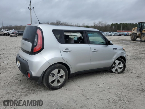 2015 Kia Soul with VIN KNDJN2A29F7754340, listed as a Copart auction lot 44202835 with 102,482 mi miles and Salvage Title. Bid and sale history available at carsss.com. Image 3.