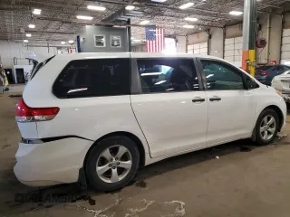 2012 Toyota Sienna with VIN 5TDZK3DC8CS269050, listed as a Copart auction lot 45496015 with 179,666 mi miles and Salvage Title. Bid and sale history available at carsss.com. Image 3.