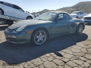 2008 Porsche Boxster S with VIN WP0CB29888U731694, listed as a Copart auction lot 47062655 with 132,503 mi miles and Salvage Title. Bid and sale history available at carsss.com. Image 1.