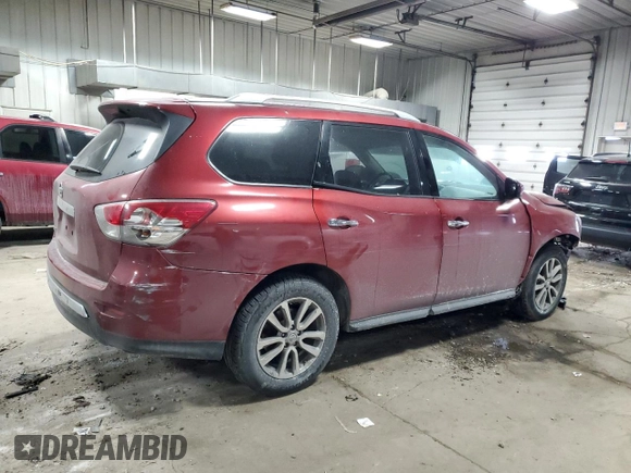 2016 Nissan Pathfinder S with VIN 5N1AR2MN5GC640155, listed as a Copart auction lot 51290005 with Not Provided miles and Non Repairable. Bid and sale history available at carsss.com. Image 3.
