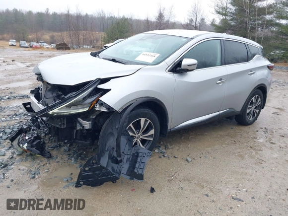 2020 Nissan Murano S with VIN 5N1AZ2AS4LN163906, listed as a IAAI auction lot 41932468 with 58,992 mi miles and . Bid and sale history available at DreamBid. Image 19.