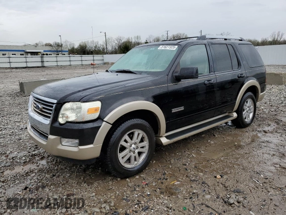 2006 Ford Explorer Eddie Bauer with VIN 1FMEU74886UA82608, listed as a Copart auction lot 51627325 with 267,882 mi miles and Salvage title. Bid and sale history available at DreamBid. Image 1.