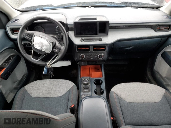 2023 Ford Maverick XL with VIN 3FTTW8F90PRA02339, listed as a Copart auction lot 50934425 with 34,386 mi miles and Salvage Title. Bid and sale history available at DreamBid. Image 8.