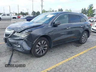 2016 Acura MDX w/Tech with VIN 5FRYD3H47GB020014, listed as a IAAI auction lot 41931725 with 121,520 mi miles. Bid and sale history available at carsss.com. Image 20.