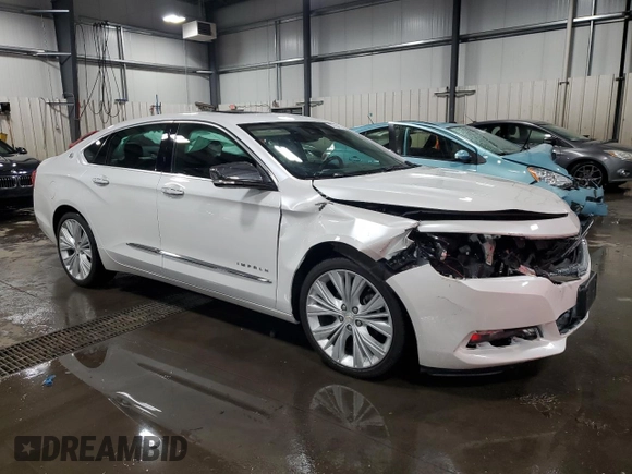 2016 Chevrolet Impala LTZ z VIN 2G1145S37G9142853, wystawiony jako Copart lot #57564675 z przebiegiem 153 596 mil mil oraz Szkoda całkowita • Salvage title. Historia ofert i sprzedaży dostępna na DreamBid. Obrazek 4.