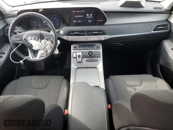 2022 Hyundai Palisade SEL with VIN KM8R24HE9NU373610, listed as a Copart auction lot 82117904 with 60,561 mi miles and Salvage title. Bid and sale history available at DreamBid. Image 8.