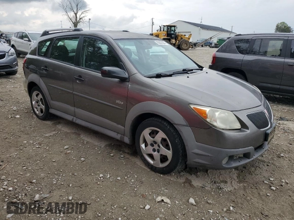 2005 Pontiac Vibe with VIN 5Y2SL63815Z480783, listed as a Copart auction lot 70267334 with 132,637 mi miles and Salvage Title. Bid and sale history available at carsss.com. Image 4.