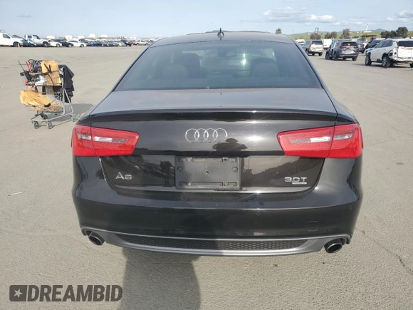 2012 Audi A6 Prestige with VIN WAUHGAFC4CN119339, listed as a Copart auction lot 52168965 with 106,943 mi miles and Salvage title. Bid and sale history available at DreamBid. Image 6.
