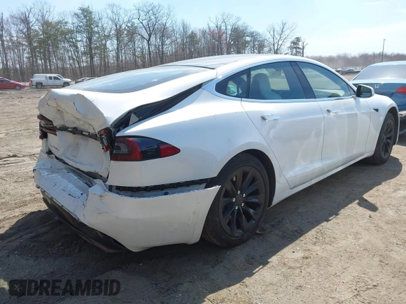 2017 Tesla Model S 100D with VIN 5YJSA1E29HF193543, listed as a IAAI auction lot 41903052 with 120,239 mi miles. Bid and sale history available at carsss.com. Image 4.