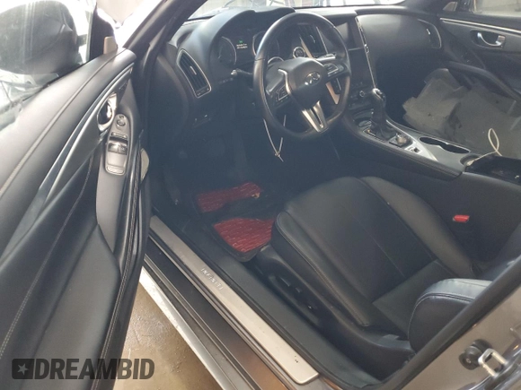 2018 Infiniti Q60 Sport with VIN JN1EV7EL4JM392190, listed as a Copart auction lot 62638985 with 36,893 mi miles and Clean title. Bid and sale history available at DreamBid. Image 8.