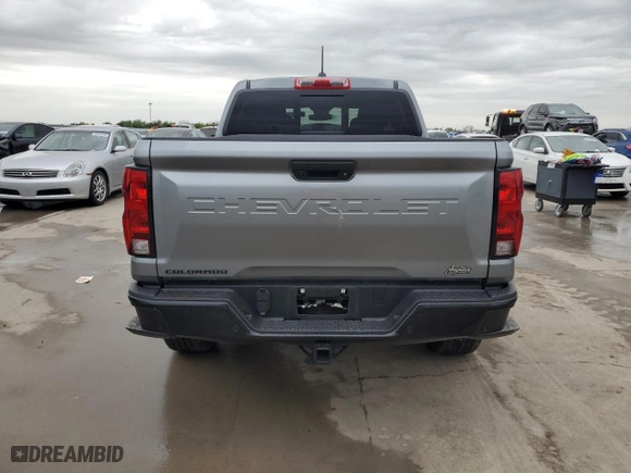2024 Chevrolet Colorado 4WD Trail Boss with VIN 1GCPTEEK1R1184658, listed as a Copart auction lot 51141835 with 6,952 mi miles and Salvage Title. Bid and sale history available at carsss.com. Image 6.