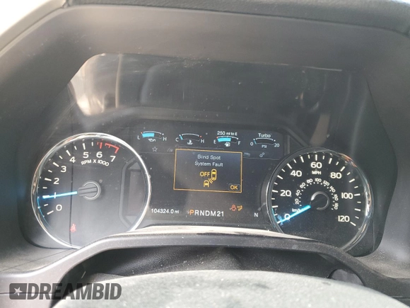 2017 Ford F-150 XL with VIN 1FTEW1CPXHFA13592, listed as a Copart auction lot 51649935 with 104,324 mi miles and Clean Title. Bid and sale history available at carsss.com. Image 9.