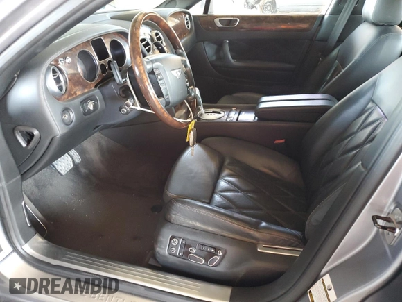 2007 Bentley Flying Spur with VIN SCBBR93W27C046511, listed as a Copart auction lot 62939235 with 93,787 mi miles and Salvage title. Bid and sale history available at DreamBid. Image 7.