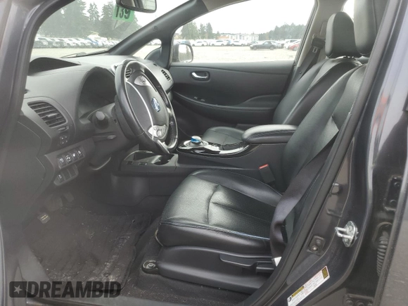 2013 Nissan LEAF SL with VIN 1N4AZ0CP8DC403026, listed as a Copart auction lot 52193775 with 34,712 mi miles and Clean Title. Bid and sale history available at DreamBid. Image 7.