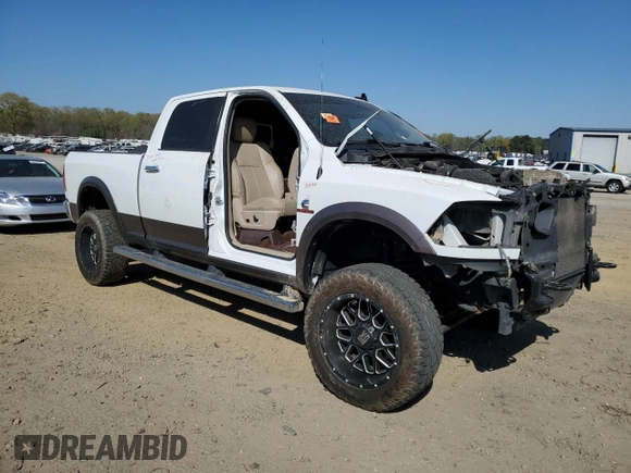 2018 Ram 2500 Laramie with VIN 3C6UR5FL9JG257474, listed as a Copart auction lot 50807725 with 175,408 mi miles and Salvage title. Bid and sale history available at DreamBid. Image 4.