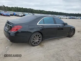 2020 Mercedes-Benz S-Class S 560 with VIN W1KUG8DB9LA569120, listed as a Copart auction lot 71278734 with 57,896 mi miles and Salvage Title. Bid and sale history available at carsss.com. Image 3.