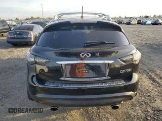 2014 Infiniti FX with VIN JN8BS1MW0EM400085, listed as a Copart auction lot 79525044 with 137,275 mi miles and Clean Title. Bid and sale history available at DreamBid. Image 6.