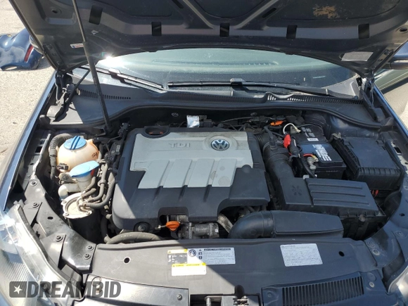 2013 Volkswagen Golf TDI w/Sunroof & Nav with VIN WVWNM7AJ0DW132074, listed as a Copart auction lot 64827005 with 141,056 mi miles and Salvage title. Bid and sale history available at DreamBid. Image 12.
