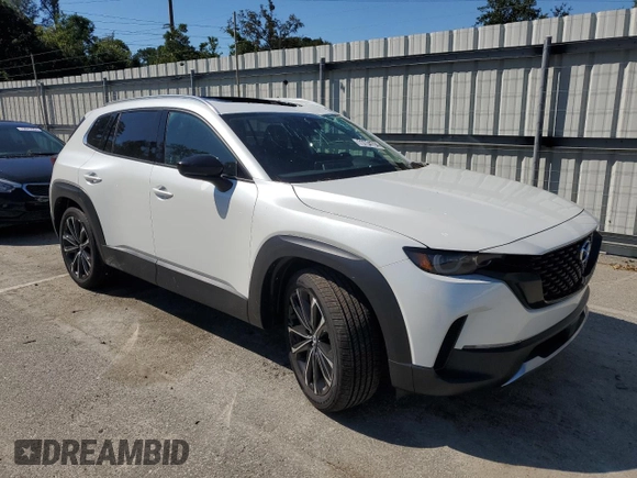 2024 Mazda CX-50 Premium z VIN 7MMVABDY9RN194560, wystawiony jako Copart lot #73734794 z przebiegiem 3 585 mil mil oraz Szkoda całkowita • Salvage title. Historia ofert i sprzedaży dostępna na DreamBid. Obrazek 4.