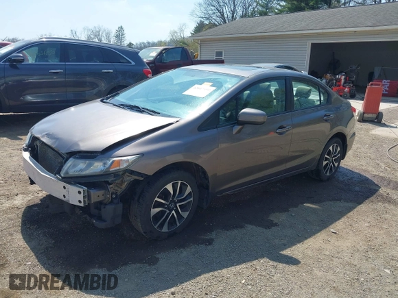 2014 Honda Civic Sedan EX with VIN 19XFB2F87EE082739, listed as a IAAI auction lot 42017492 with 158,988 mi miles. Bid and sale history available at carsss.com. Image 22.