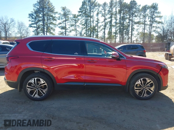 2020 Hyundai Santa Fe Limited with VIN 5NMS53AA2LH283122, listed as a IAAI auction lot 41259980 with 16,080 mi miles and . Bid and sale history available at DreamBid. Image 14.