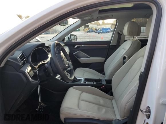 2020 Audi Q3 Premium with VIN WA1AECF38L1011684, listed as a Copart auction lot 36844563 with 70,503 mi miles. Bid and sale history available at carsss.com. Image 7.