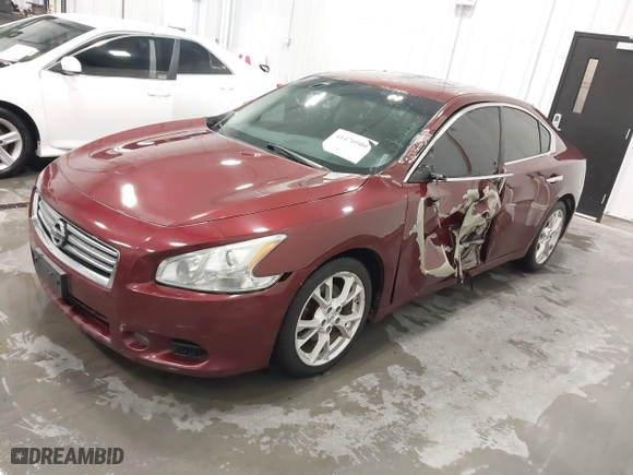 2012 Nissan Maxima 3.5 SV with VIN 1N4AA5AP0CC847121, listed as a IAAI auction lot 41470500 with 149,708 mi miles. Bid and sale history available at carsss.com. Image 17.