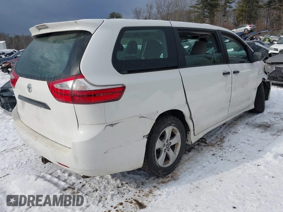 2018 Toyota Sienna L with VIN 5TDZZ3DC5JS901902, listed as a IAAI auction lot 41431684 with 101,481 mi miles and . Bid and sale history available at DreamBid. Image 4.