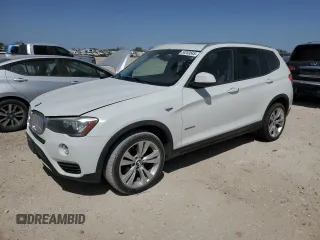 2015 BMW X3 sDrive28i with VIN 5UXWZ7C57F0M82831, listed as a Copart auction lot 50203545 with 155,965 mi miles and Clean Title. Bid and sale history available at DreamBid. Image 1.
