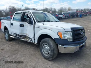 2014 Ford F-150 XL with VIN 1FTFW1EF0EKG24050, listed as a IAAI auction lot 42074584 with 129,448 mi miles and . Bid and sale history available at DreamBid. Image 1.