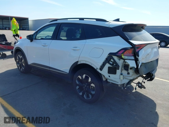 2023 Kia Sportage X-Line with VIN 5XYK6CAF6PG023749, listed as a IAAI auction lot 41791954 with 56,473 mi miles. Bid and sale history available at carsss.com. Image 3.