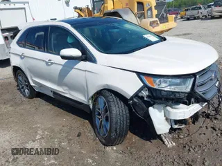 2016 Ford Edge Titanium with VIN 2FMPK3K88GBB56031, listed as a IAAI auction lot 41768418 with 89,298 mi miles. Bid and sale history available at carsss.com. Image 1.