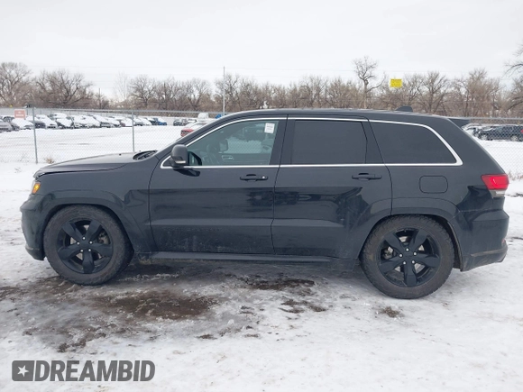 2016 Jeep Grand Cherokee Overland with VIN 1C4RJFCM5GC474718, listed as a IAAI auction lot 41307515 with 153,246 mi miles and . Bid and sale history available at DreamBid. Image 14.