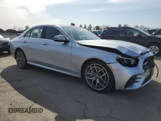 2021 Mercedes-Benz E 350 with VIN W1KZF8EB9MA875615, listed as a Copart auction lot 51165855 with 36,247 mi miles and Salvage Title. Bid and sale history available at DreamBid. Image 4.
