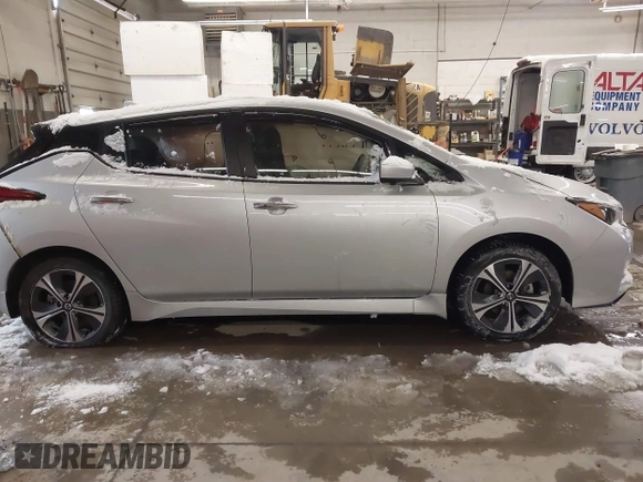 2022 Nissan LEAF SV Plus with VIN 1N4BZ1CV3NC552390, listed as a IAAI auction lot 41600705 with 28,931 mi miles and . Bid and sale history available at DreamBid. Image 13.