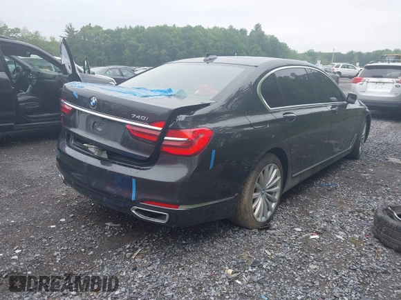 2019 BMW 7 Series 740i с VIN WBA7E2C58KB454665, выставлен на аукционе IAAI как лот 42441437 с пробегом 89 560 миль миль и . История ставок и продаж доступна на DreamBid. Изображение 4.