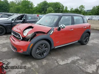 2015 MINI Countryman S z VIN WMWZC5C54FWP42858, wystawiony jako Copart lot #60684185 z przebiegiem 83 163 mil mil oraz Szkoda całkowita • Salvage title. Historia ofert i sprzedaży dostępna na DreamBid. Obrazek 1.