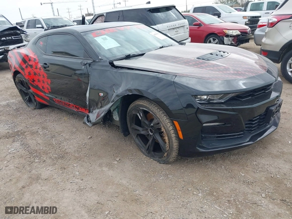 2019 Chevrolet Camaro 1SS with VIN 1G1FE1R73K0141237, listed as a IAAI auction lot 41550025 with 35,477 mi miles. Bid and sale history available at carsss.com. Image 1.