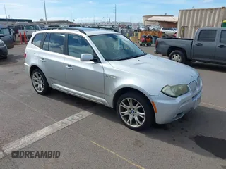 2007 BMW X3 3.0si with VIN WBXPC93427WF01591, listed as a IAAI auction lot 42248368 with 157,589 mi miles and . Bid and sale history available at DreamBid. Image 1.